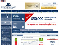 Banc De Binary Homepage
